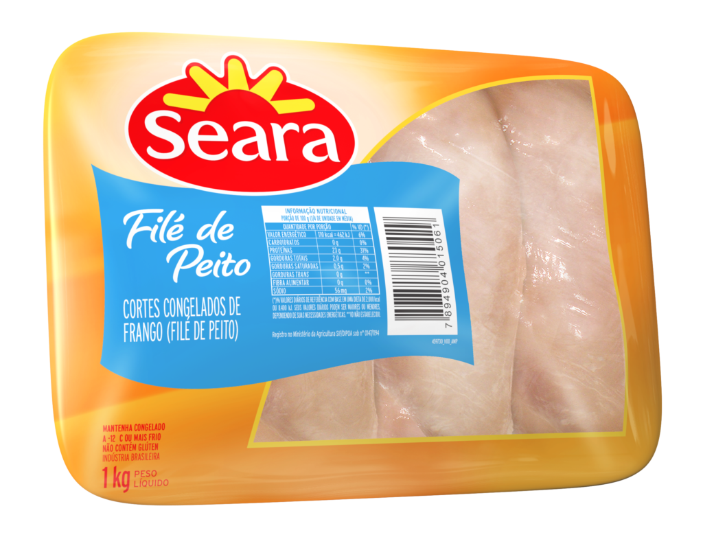 Filé de Peito Seara Bandeja 1kg Minha Receita