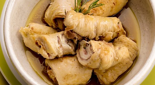 Filé de Frango Enrolado com Presunto Cru