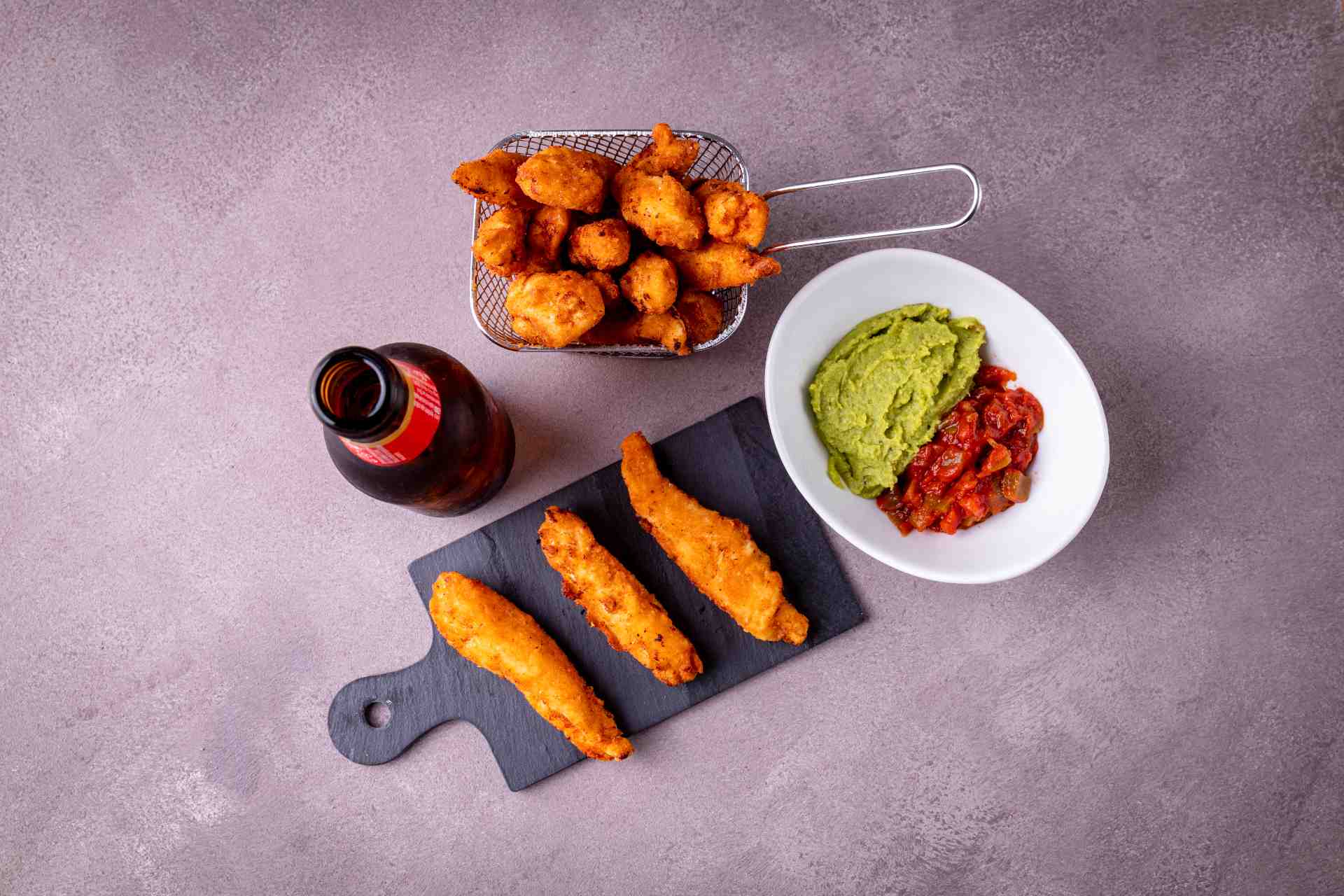 Tiras De Frango Empanadas No Nacho Com Guacamole Minha Receita