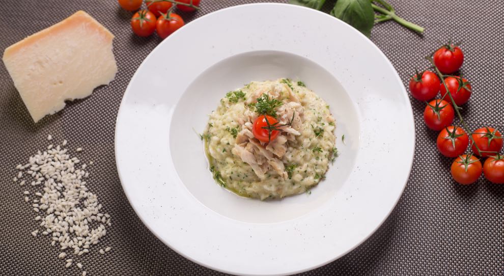 Risoto de Frango com Gorgonzola