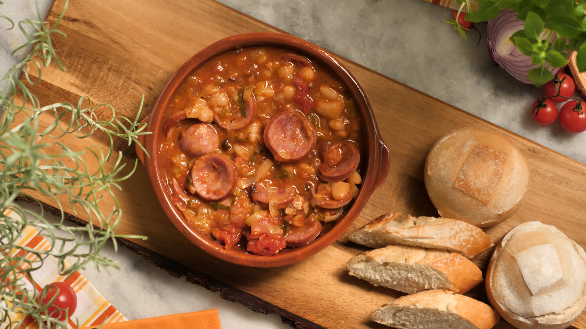 Linguiça Calabresa no Cassoulet