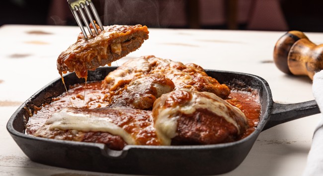 Bife à Parmegiana Simples