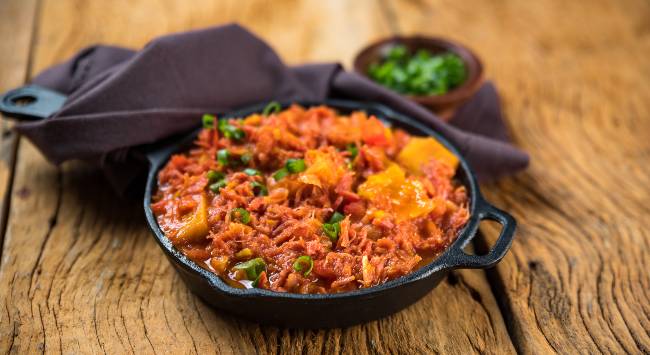 Cozido de Carne-Seca com Abóbora