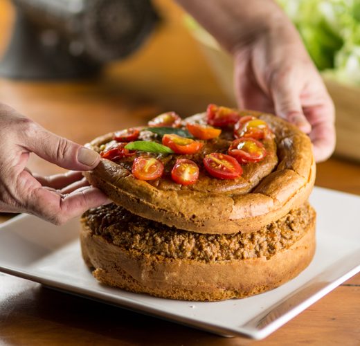 Torta mexicana de carne