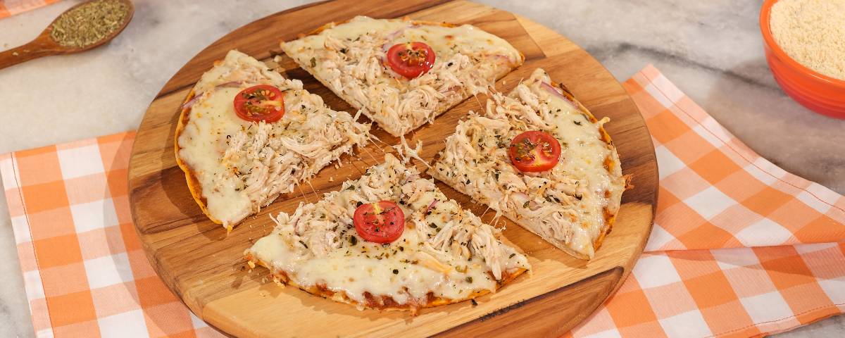 Pizza de Frigideira Low Carb