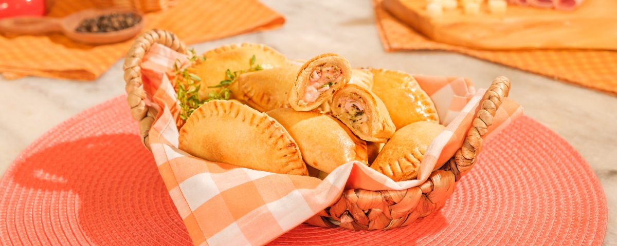 Pastel de Forno de Queijo e Presunto