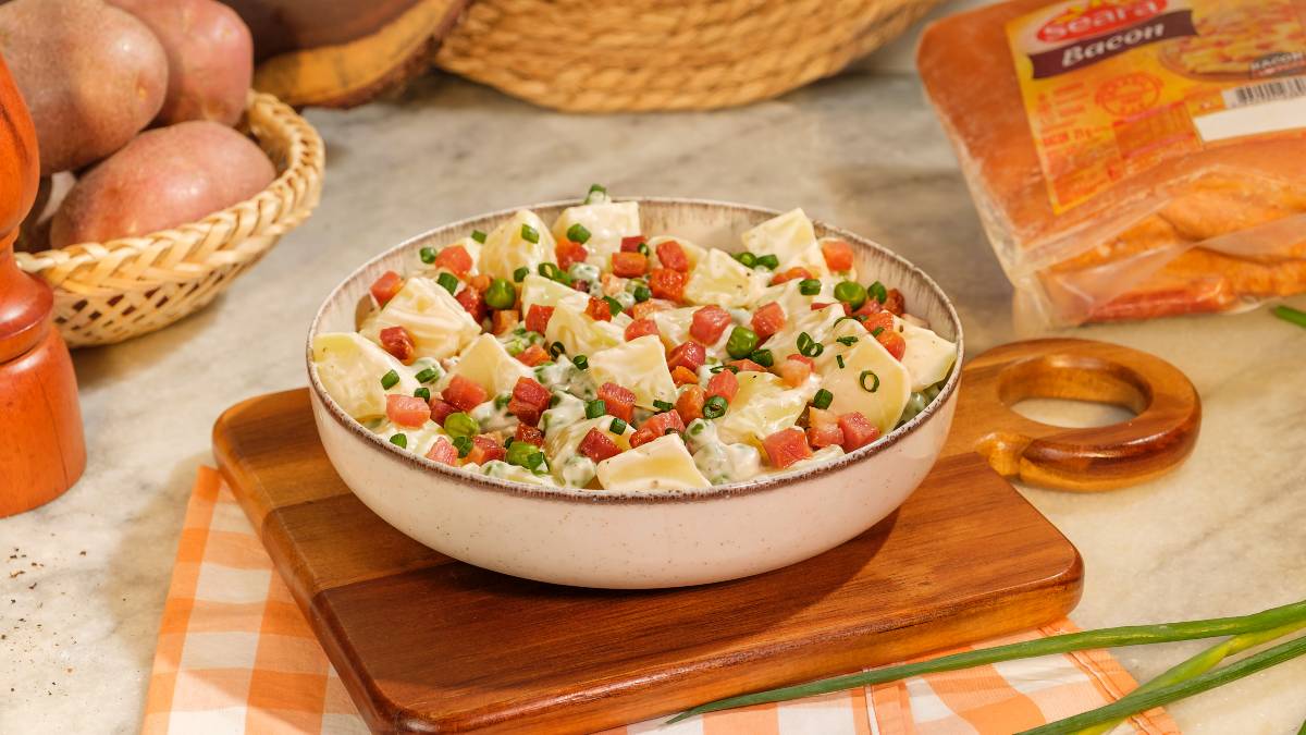 Salada de Maionese com Bacon (Baconese)