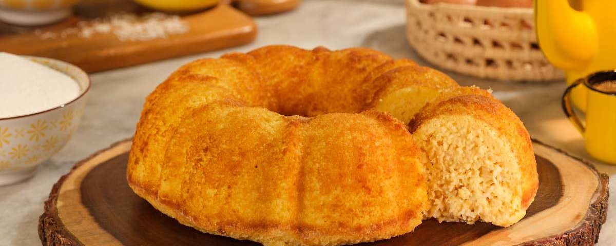 Bolo de milho de latinha bem fácil e cremoso que aprendi com a minha sogra