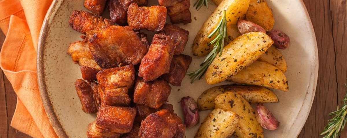 Panceta na airfryer: dicas práticas para deixar a carne crocante