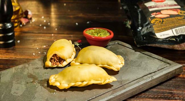 Empanadas de Ancho Suíno ao Chimichurri