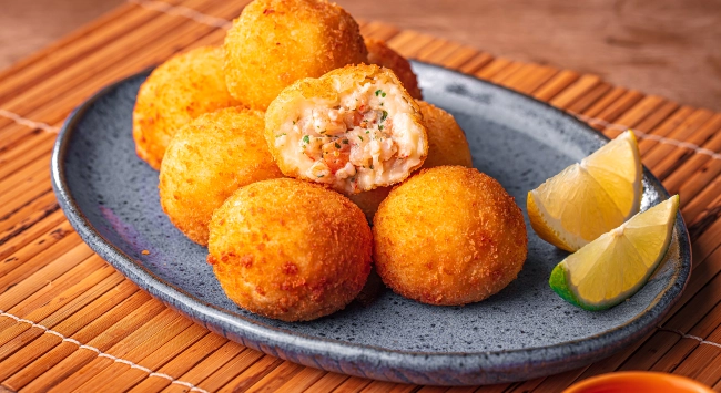 Bolinho de Camarão Cremoso