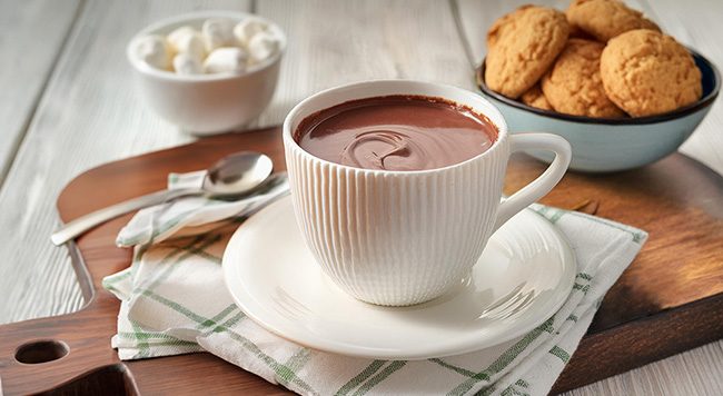 Chocolate quente cremoso