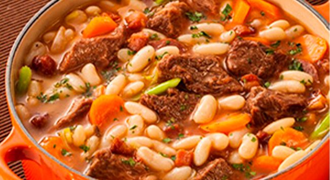 Cassoulet com peito bovino