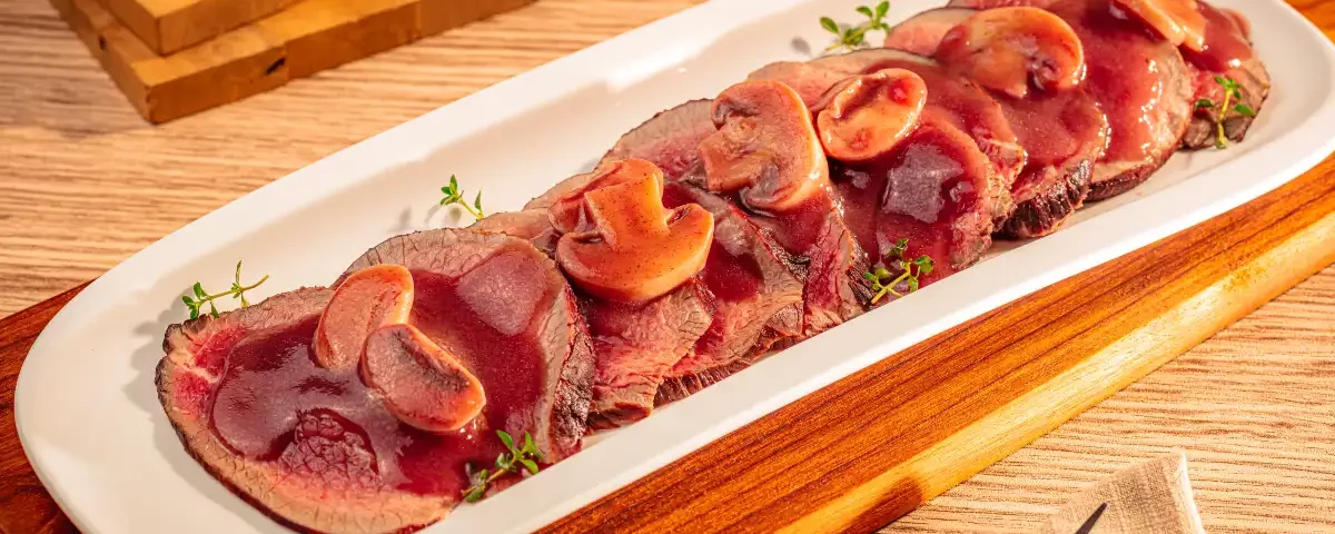 Qual a melhor carne para fazer rosbife? 