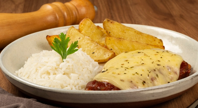 Bife à Parmegiana de Patinho