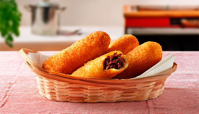 Croquete de carne seca